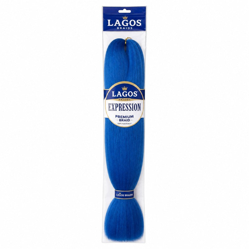 Lagos Braids Expression T1 Blue