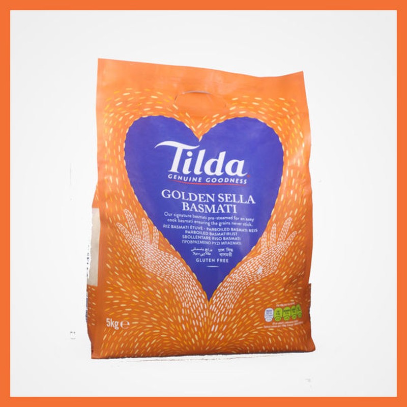 Tilda Golden Sella Basmati Rice 5kg