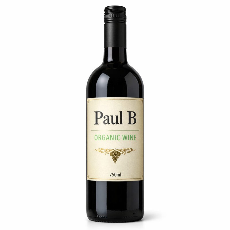 Paul B Organic Wine 750ml