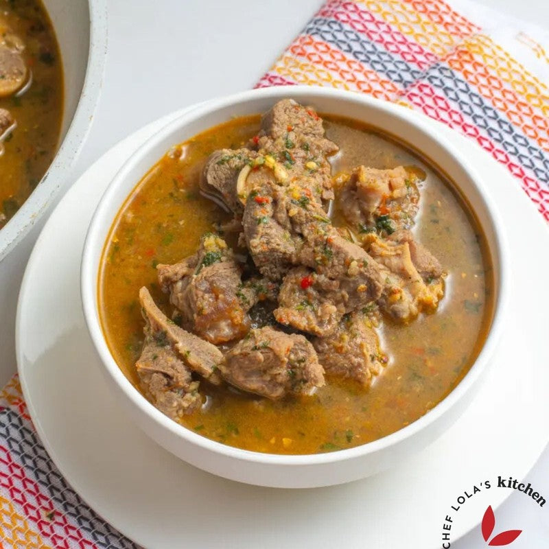 Goat Meat (Real) Peppersoup Cut 5kg