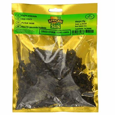 Dried Eferin (Scent Leaf)- 25g-African Sun