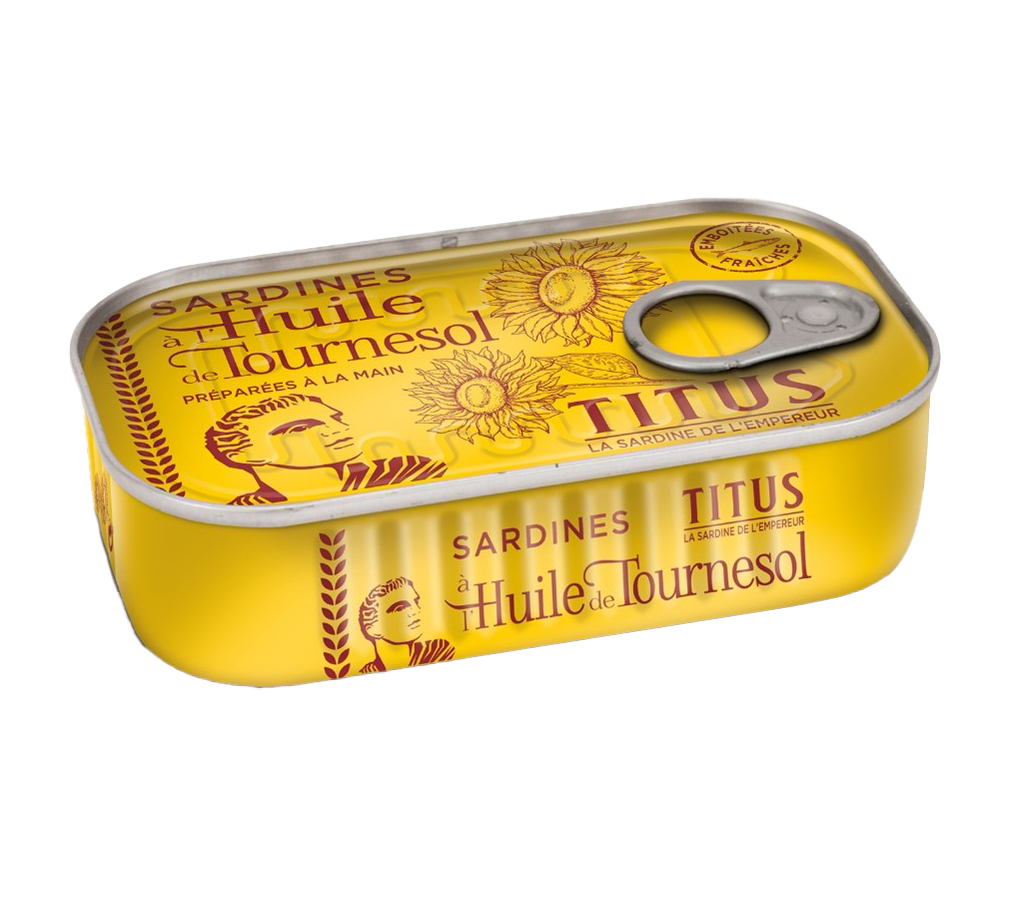 Titus Sardines in Sunflower Oil 48 x 125g