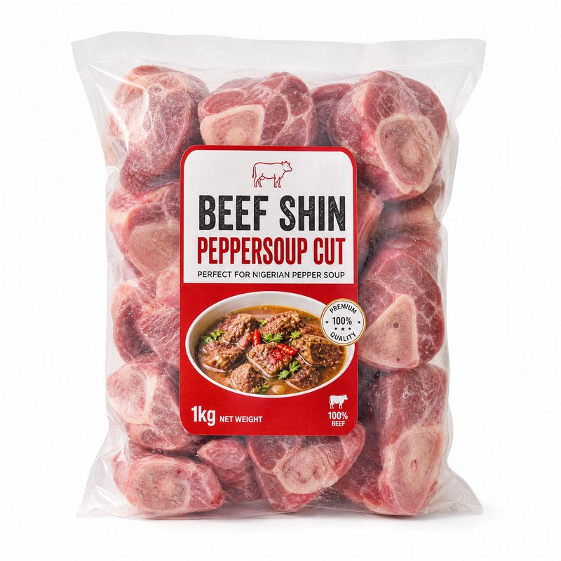 Beef Shin Peppersoup Cut 1kg