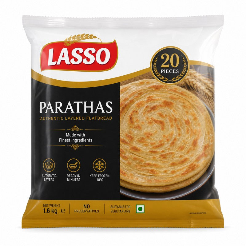 Lasso Parathas 20 pack