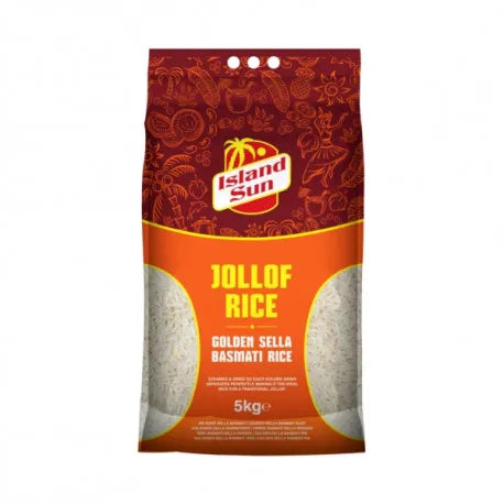 Island Sun Jollof Rice Golden Sella Basmati Rice-5kg