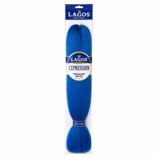 Lagos Braids Expression T1 Blue