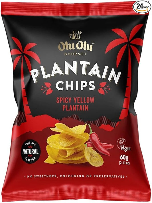 Olu Olu Plantain Chips-Spicy