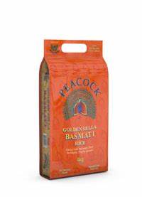 Peacock Golden Sella Basmati Rice-4kg