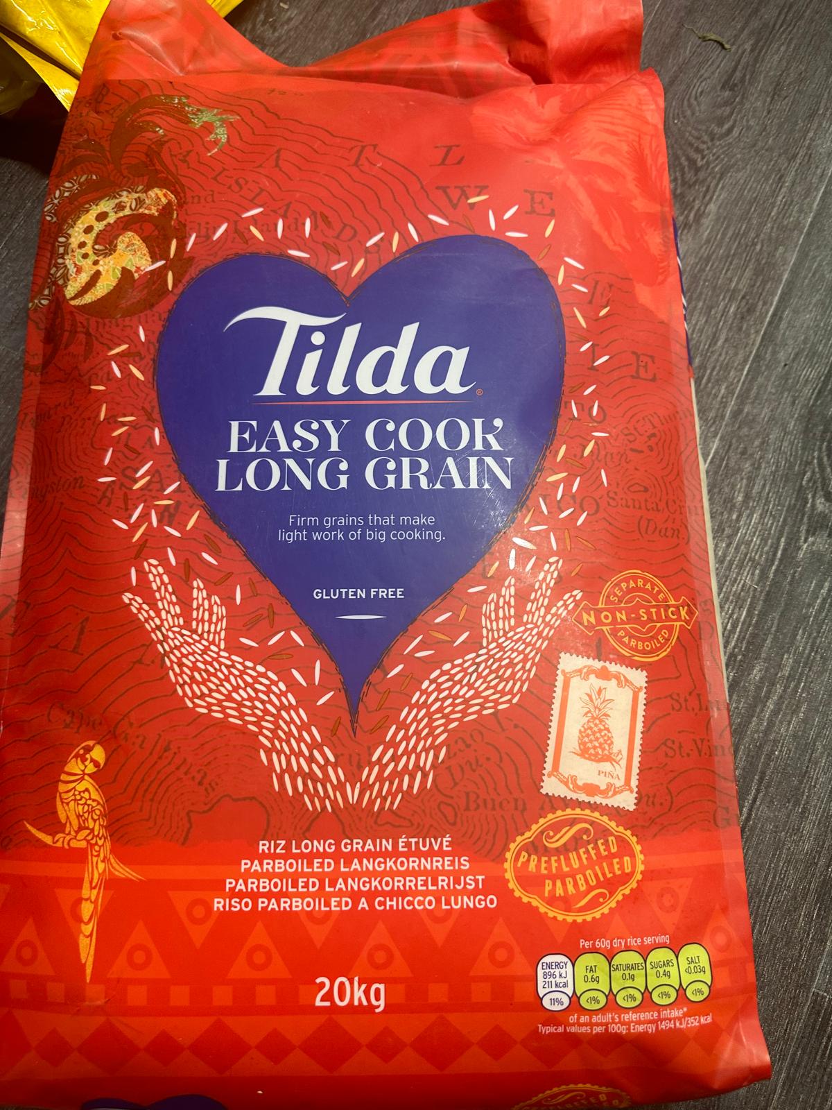 Tilda Easy Cook Rice-20kg