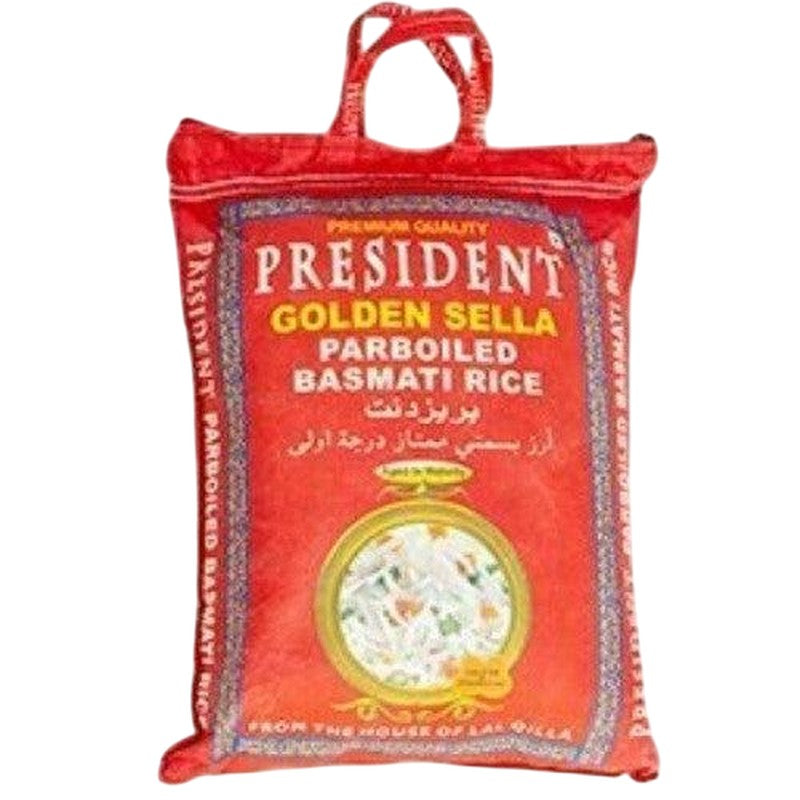 President Golden Sella Parboiled Basmati Rice 5kg
