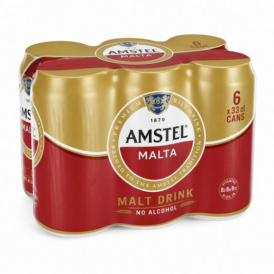 Amstel Malt Can Pack of 6