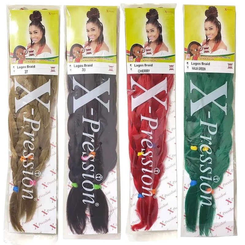 Lagos Braids 2X Pre stretched 30