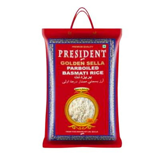 President Golden Sella Parboiled Basmati Rice 10kg